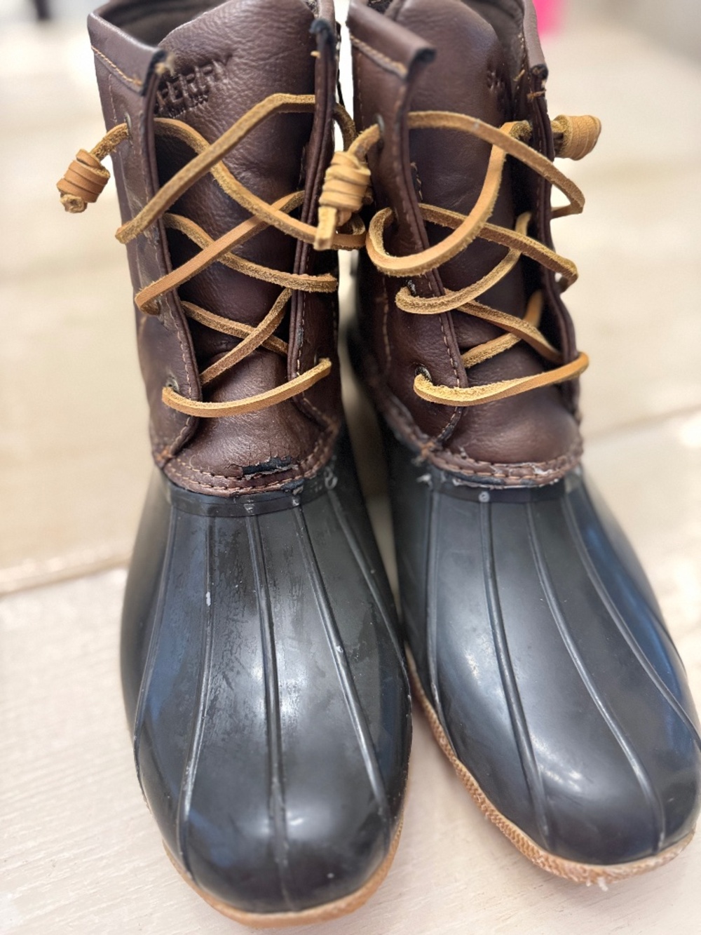 Sperry saltwater boots